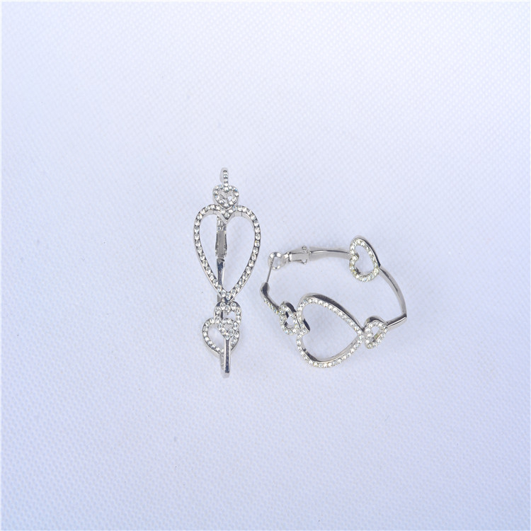 Wholesale best selling stand for gorgeous dangle bule zircon earrings jewelry